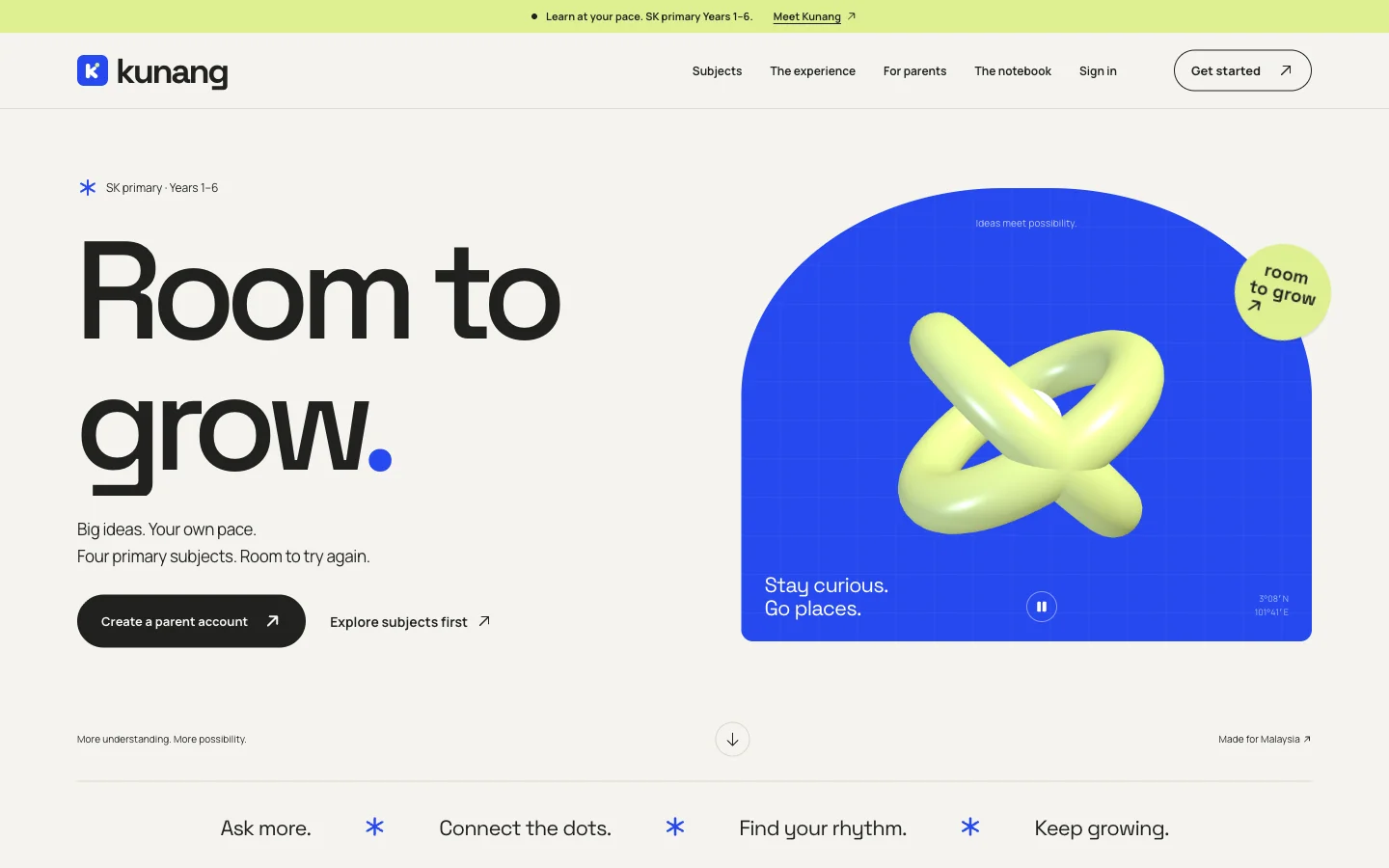 Kunang public website