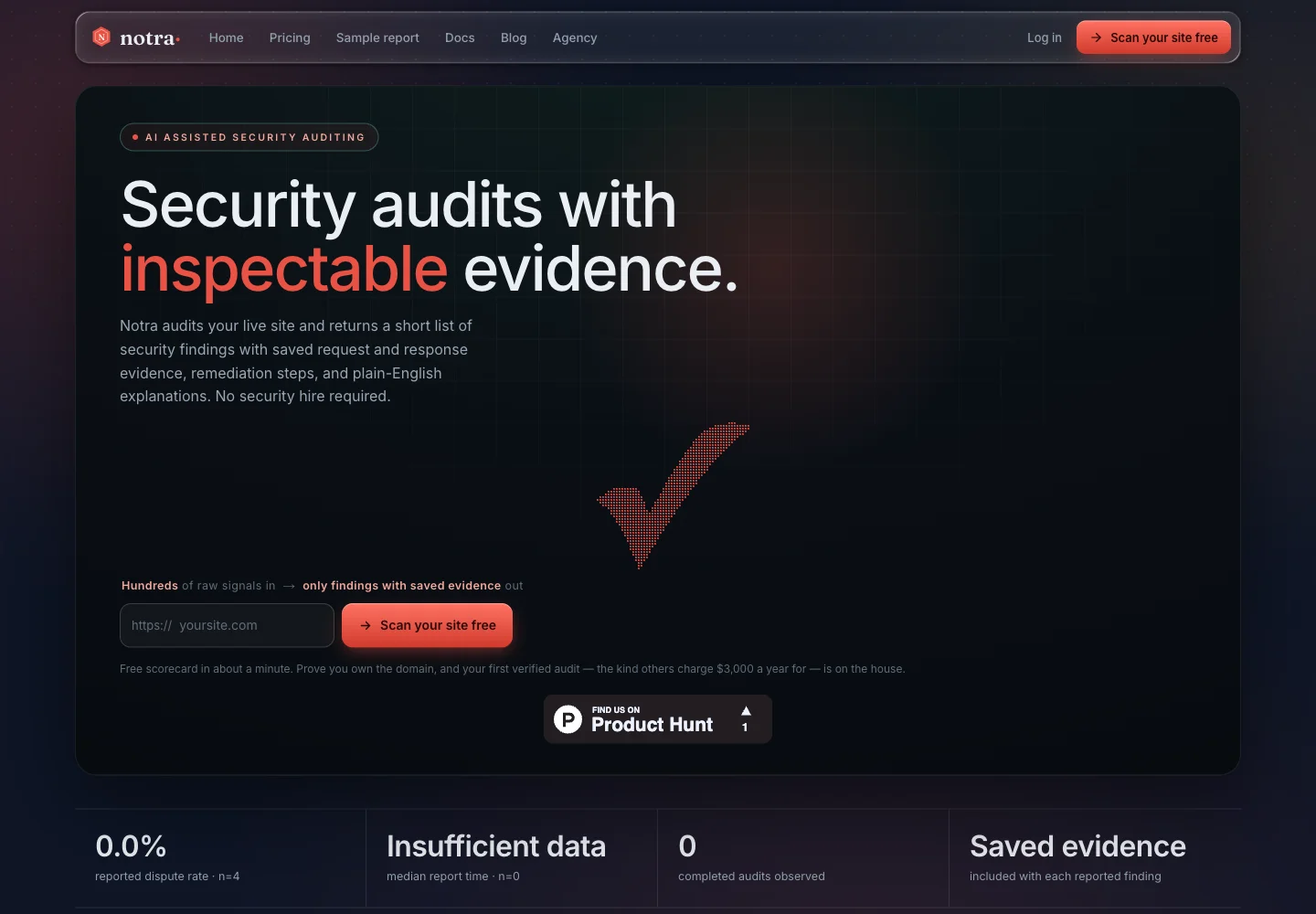 Notra website